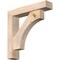 Ekena Millwork Westlake Block Smooth Bracket w/ Offset Brace, Douglas Fir, 5 1/2"W x 26"D x 26"H BKT0604X26X26WTL05SDF - alternate 1